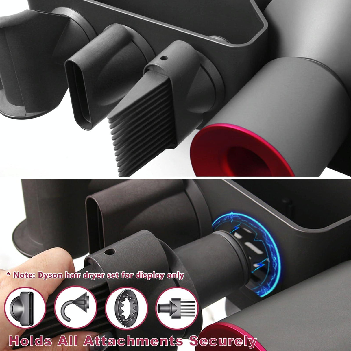 Bathroom Storage Shelf Bracket - Organize your Space - For Dyson Hair Dryer Hd08