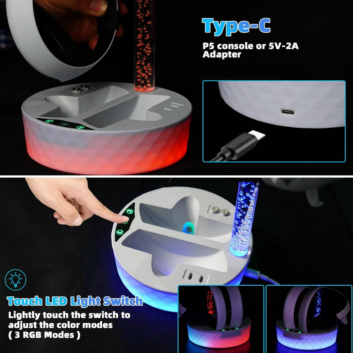 Stylish Magnetic Charging Rack for Iplay Vr2