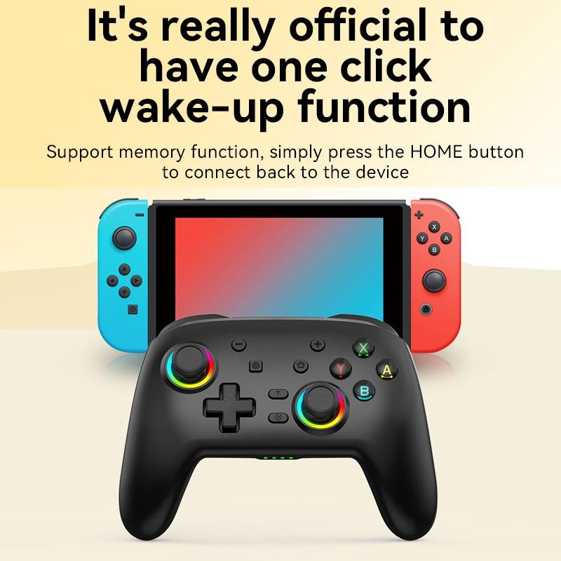Wireless Gamepad for Nintendo Switch / Pro - Tooth Design - Tbd0603716901 Black Gold