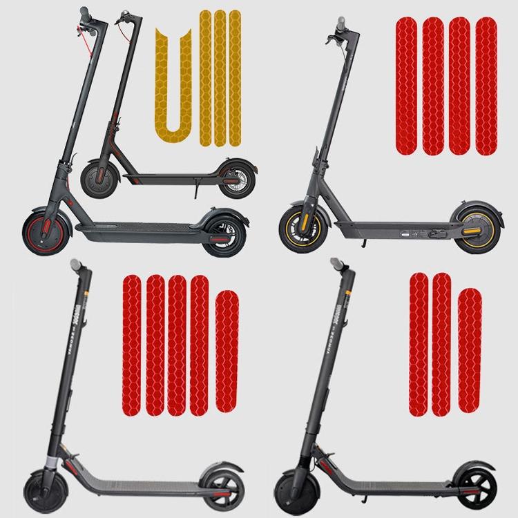 Reflective Stickers for Ninebot Es1 Scooter - Yellow