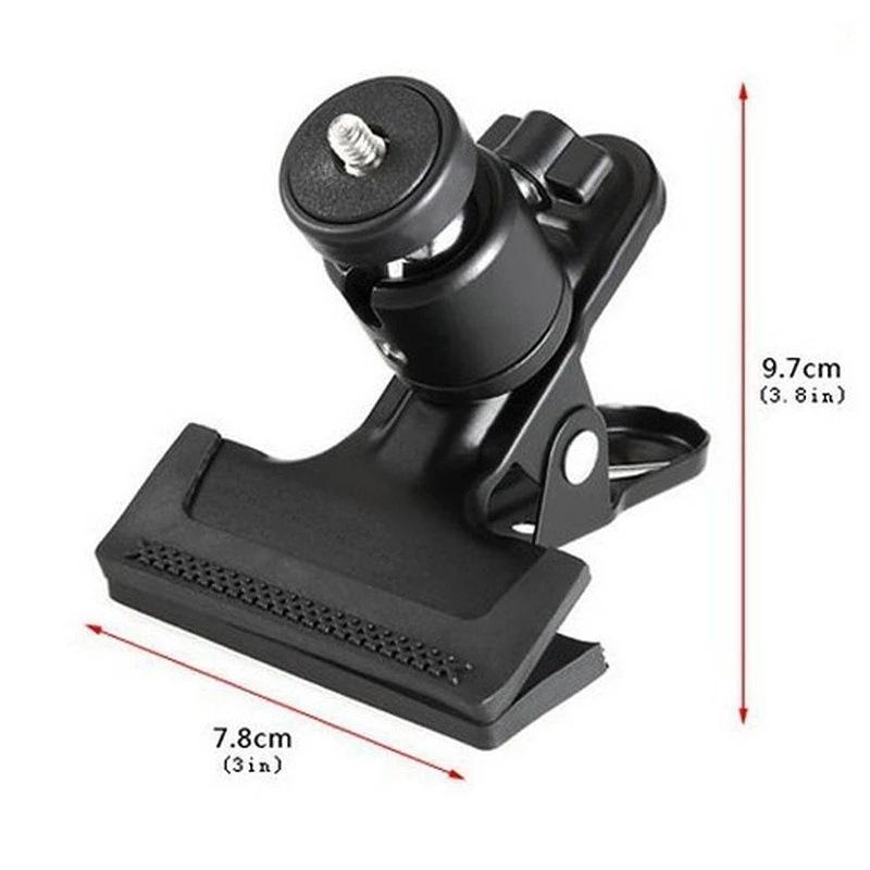 Adjustable 6 Led Ring Light with Strong Clip - 2m Desktop Computer Clip Light