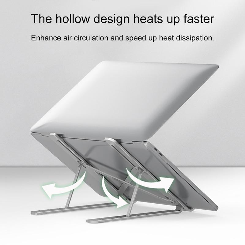 Adjustable Laptop Stand - Portable Folding Heat Dissipation Desktop Holder