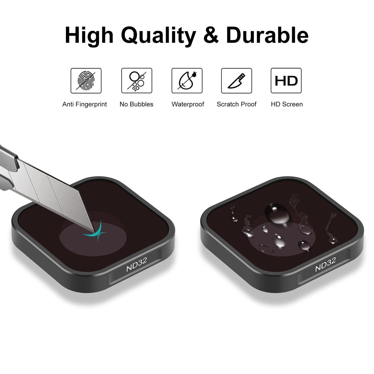 Universal Action Camera Lens Filter for Gopro Hero Models