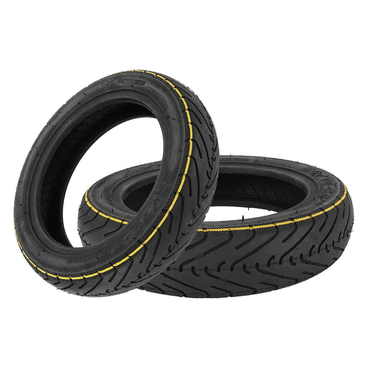 Electric Scooter with 10 Striped Vacuum Tire for Ninebot Max G30 Series