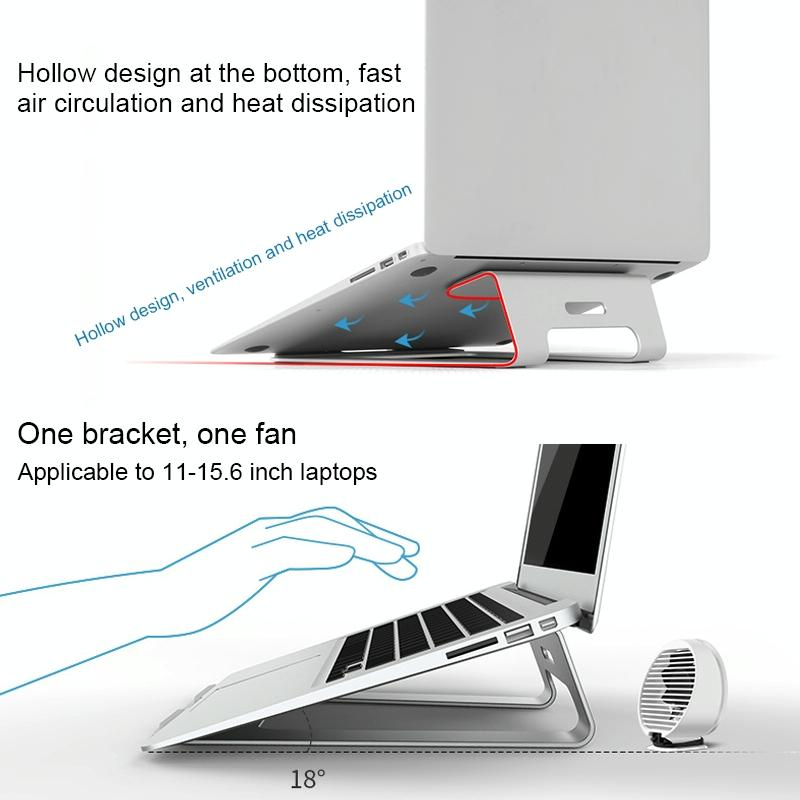 Aluminum Laptop Stand with Cooling