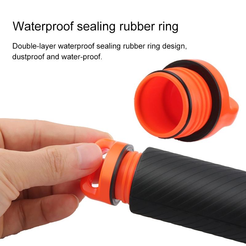 Floating Hand Grip for Gopro Hero8 with Shutter Trigger and Anti-lost Strap