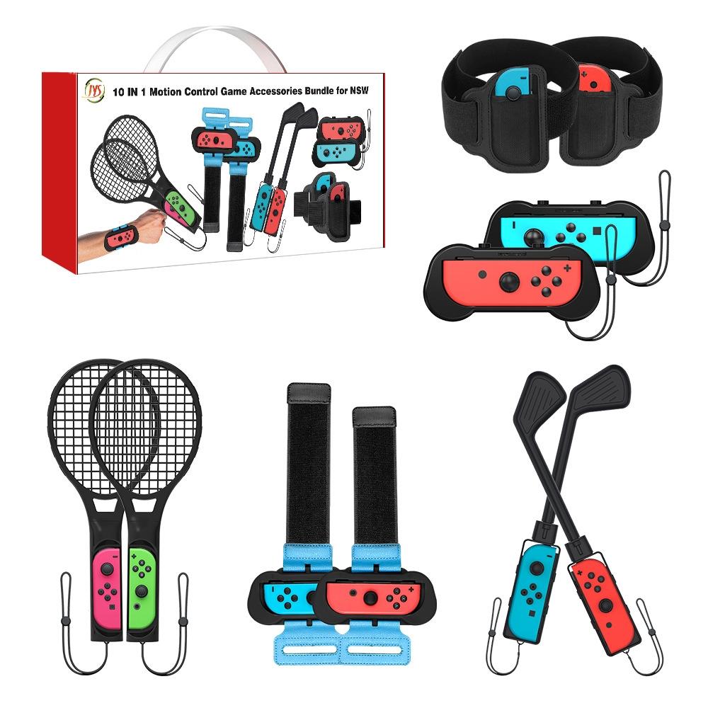 10-piece Sports Accessory Set for Nintendo Switch
