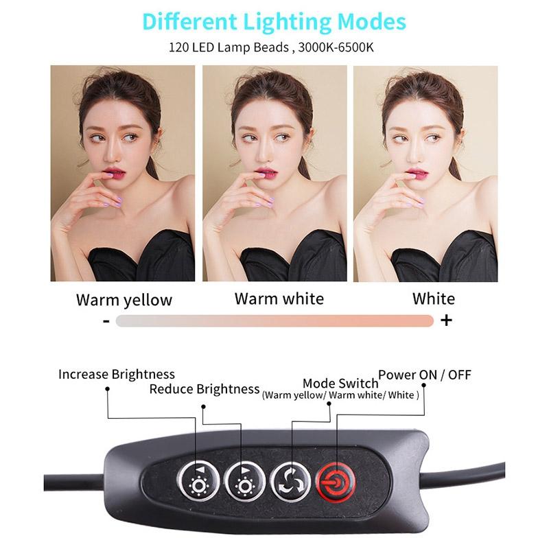 Portable Usb Led Fill Light - 10 Brightness Levels 3000-6500k
