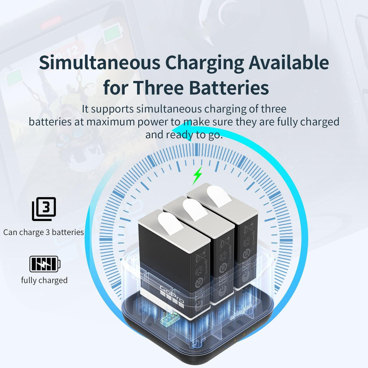 Gopro Hero Battery Charger Seat - Amagisn