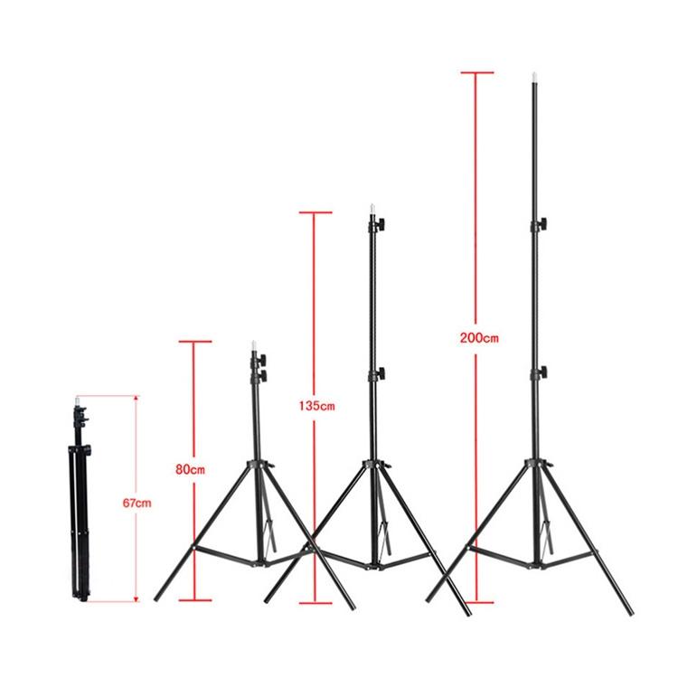 Single Light Softbox Set With Tripod And Arm Jib For Studio Flash