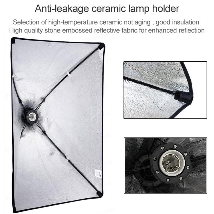 Single Light Softbox Set With Tripod And Arm Jib For Studio Flash