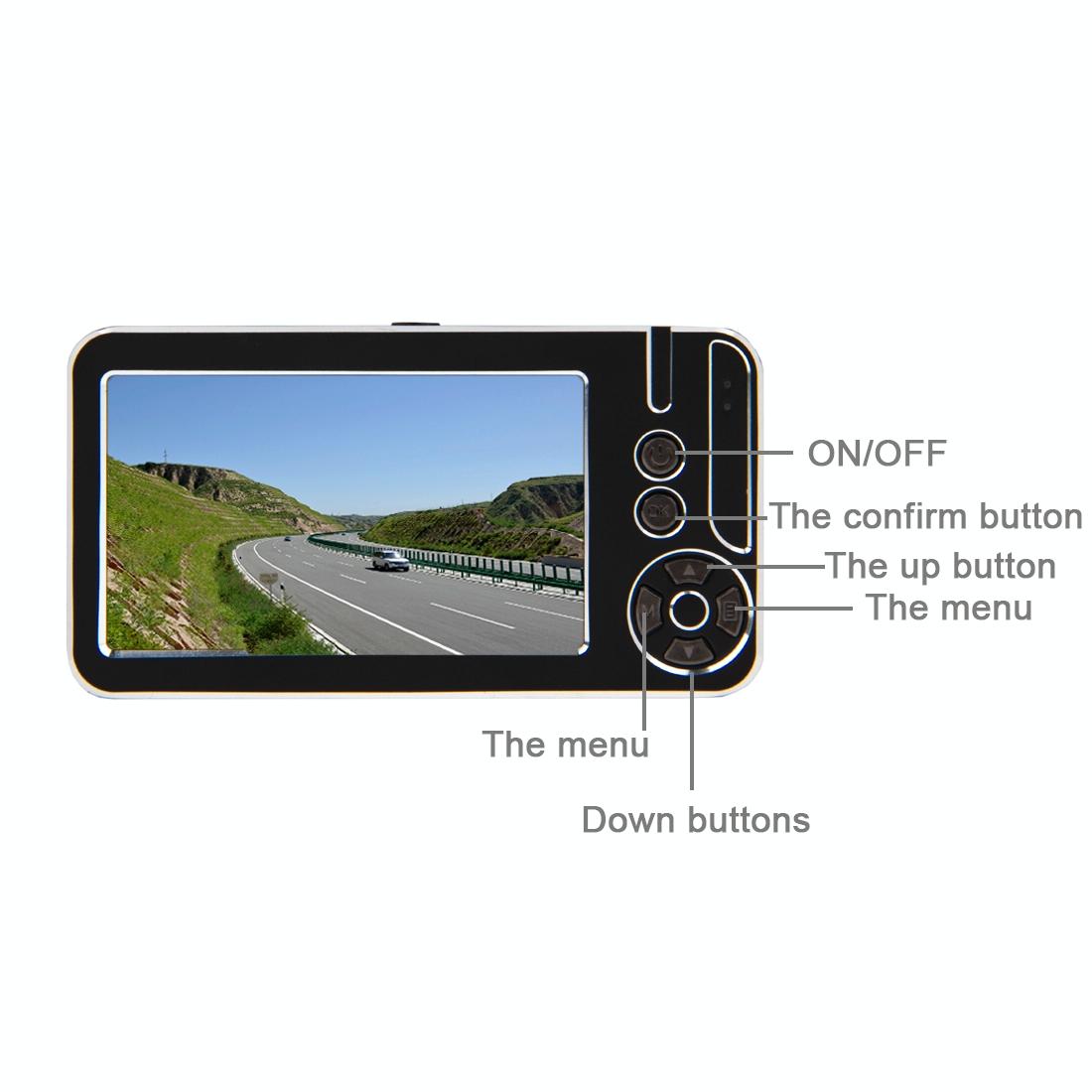 2.7 Car Dvr Recorder with Screen Display
