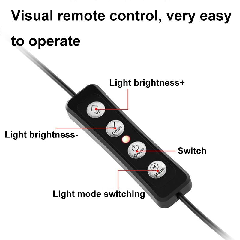 48leds Laptop Camera Beauty Ring Light - Clip Set 4-inch - Clip With Tripod