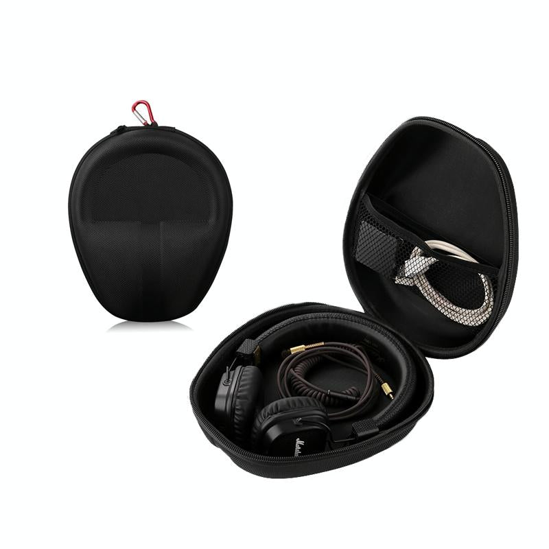 Compact Headphone Storage Bag - Black