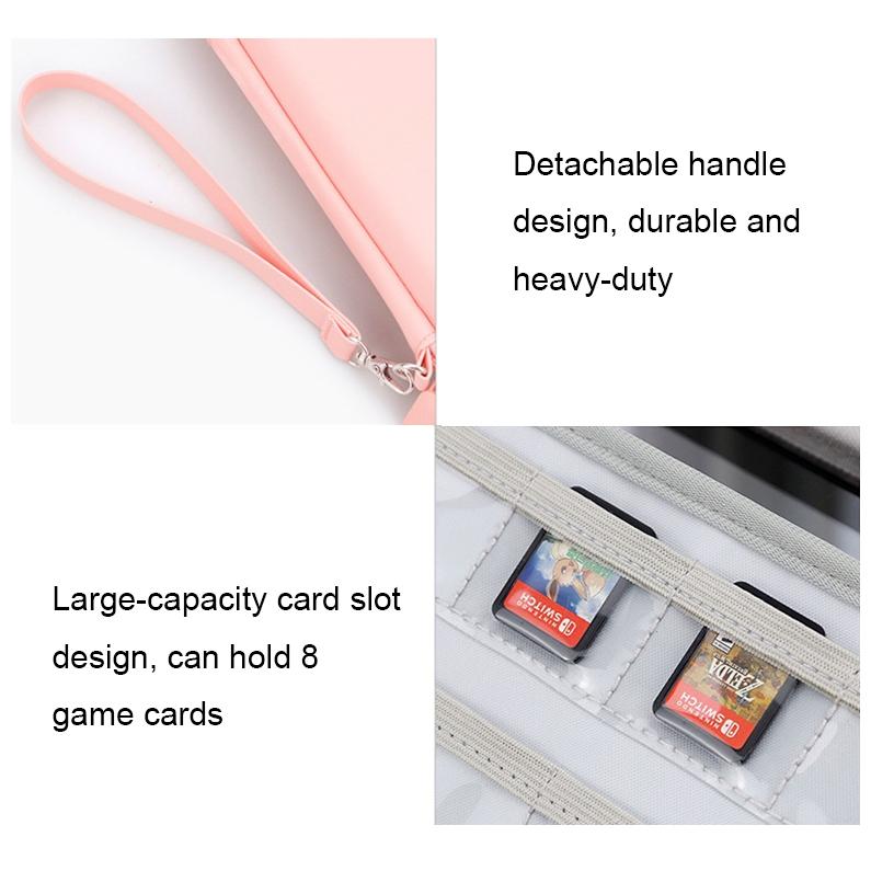 Switch Console Storage Bag with Cat Paw Design