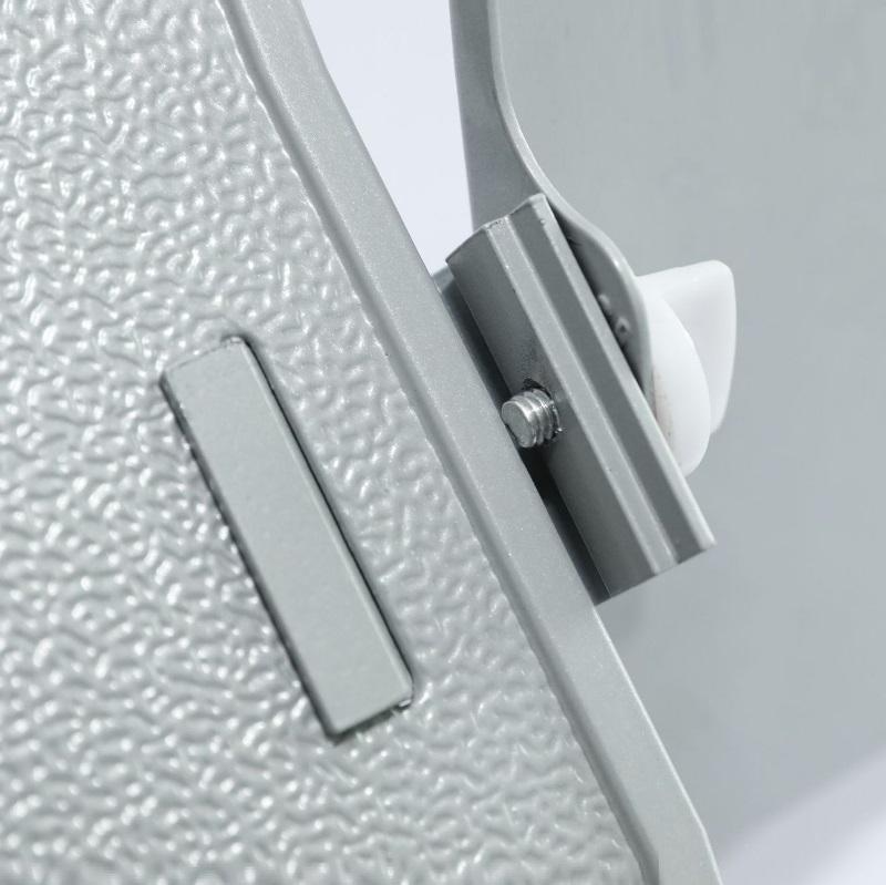 Adjustable Folding Laptop Desk with Mouse Board - Silver