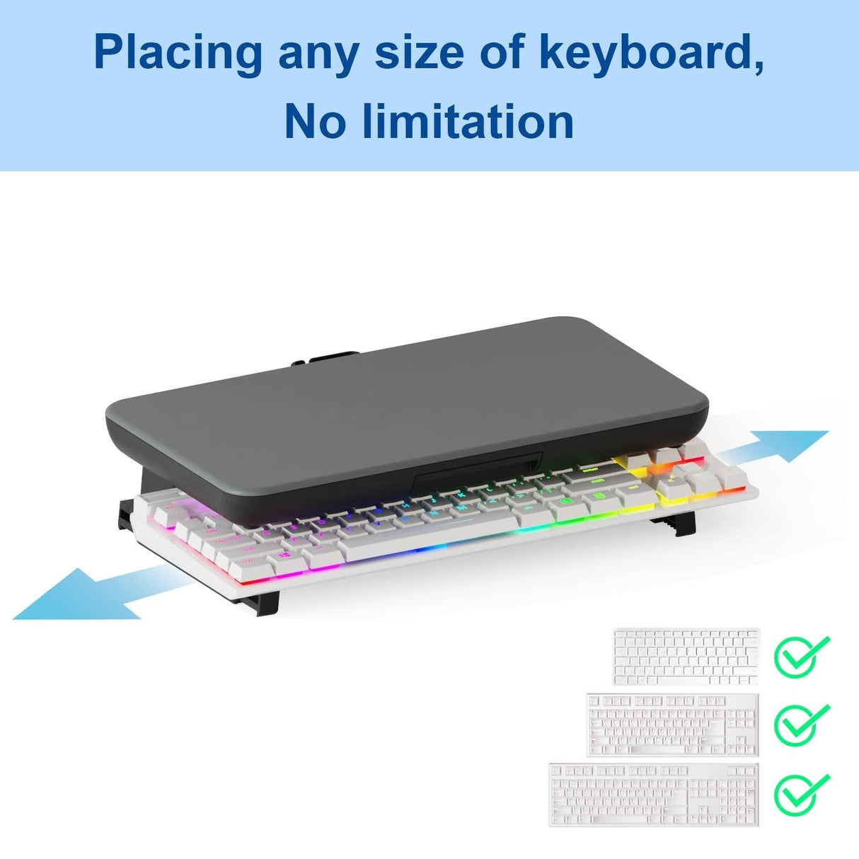 Adjustable Laptop Stand with Storage Drawer - Height Riser - Upgrade