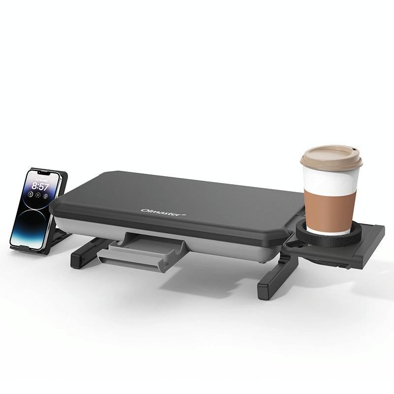 Adjustable Laptop Stand with Storage Drawer - Height Riser - Upgrade