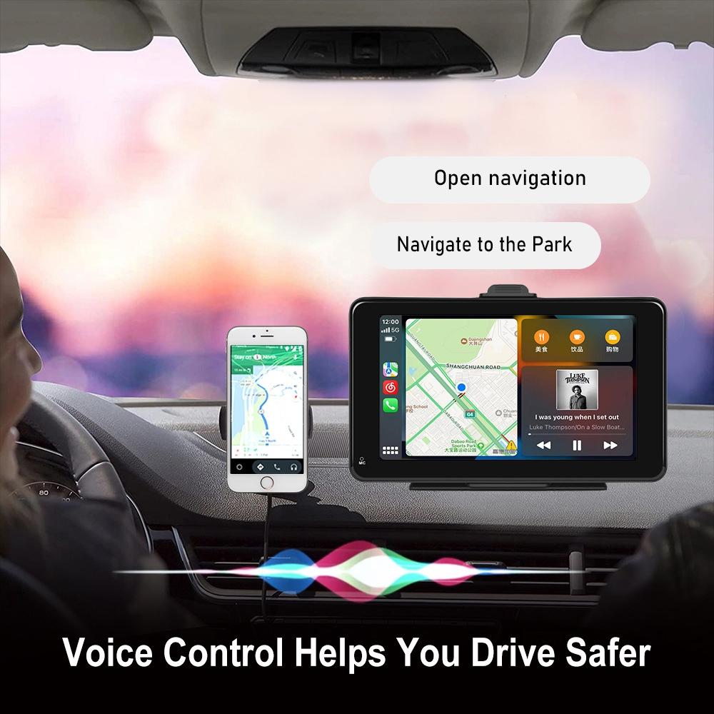 7 Inch Hd Smart Screen With Wireless Carplay & Android Auto + Camera