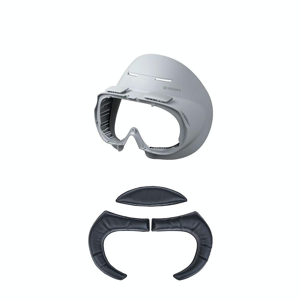 Comfortable Ice Silk Vr Face Cushion for Pico 4 Hibloks - 2Pcs Pu Cotton