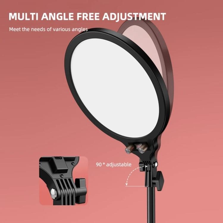 Full-screen 12.6 Selfie Ring Light Tripod Set - 210cm for Live Stream - 55Cm Overhead Shot