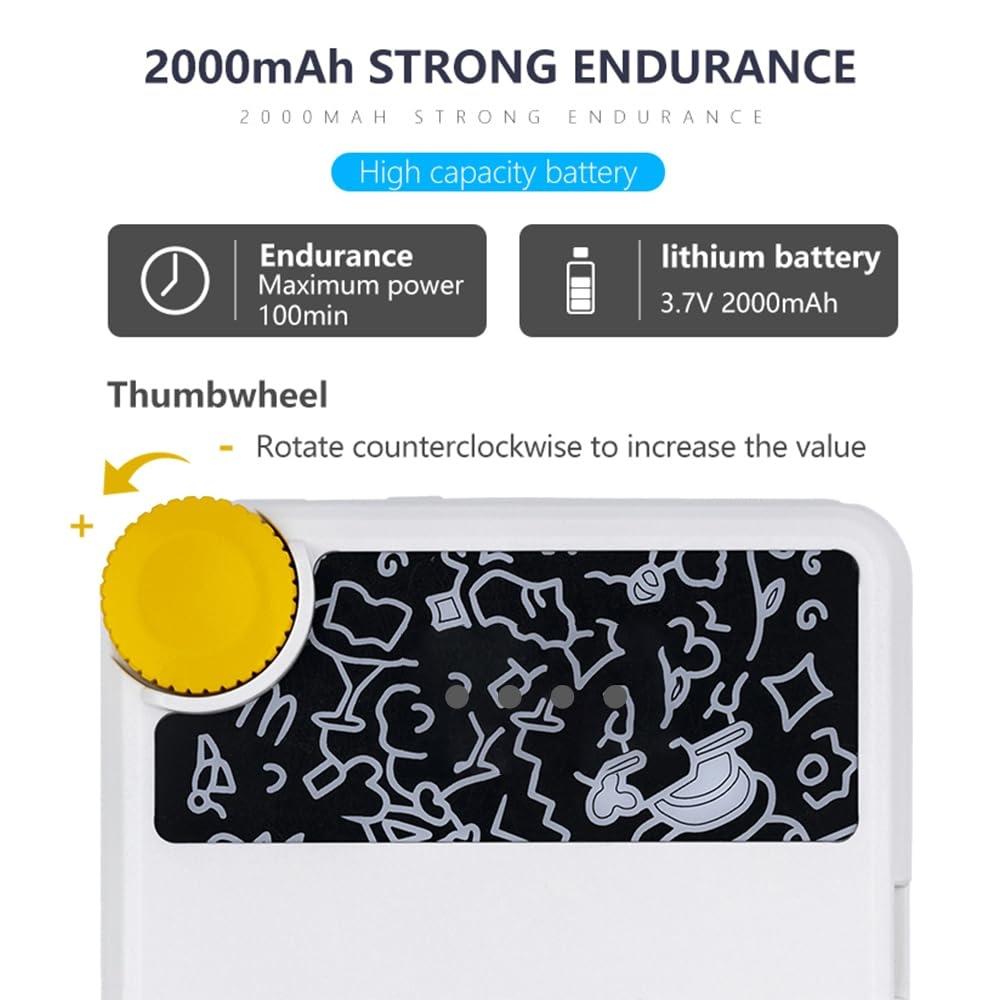 Rechargeable Clip Fill Light - 60 Leds 3 Light Modes Front & Back Clip a Type Blue - B Type Blue