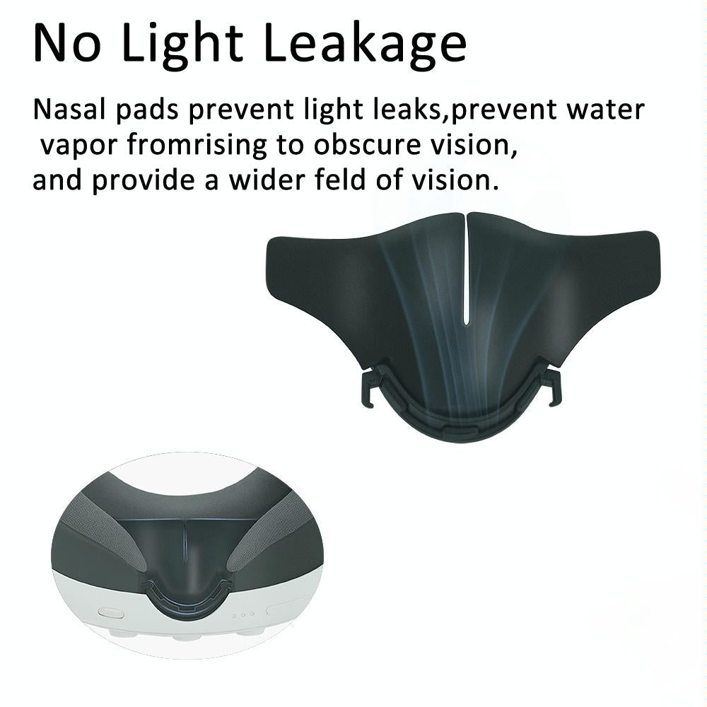 2-piece Vr Nose Pad Mask for Meta Quest 3 - Face Cover Set - 2Pcs /Set