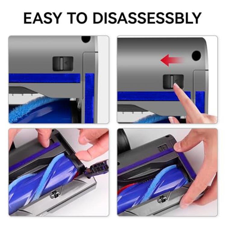 Universal Dust Display Brush Head For Vacuum Cleaners Direct Drive Full Range - For Dyson V6