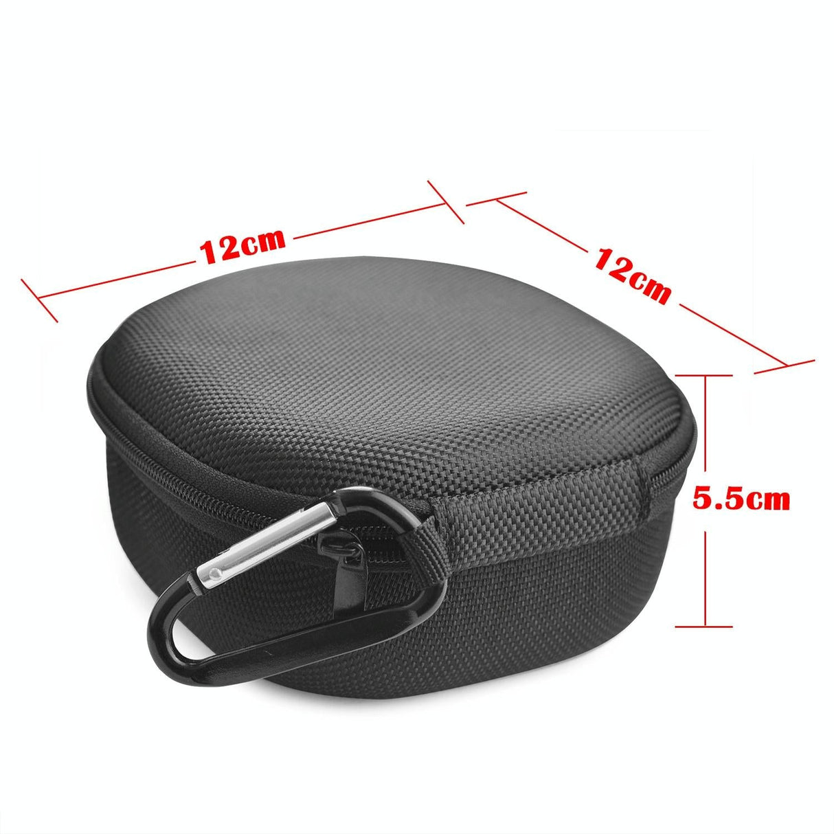 Protective Case for Jbl Go4 Bluetooth Speaker - Portable Storage Bag Black - Black
