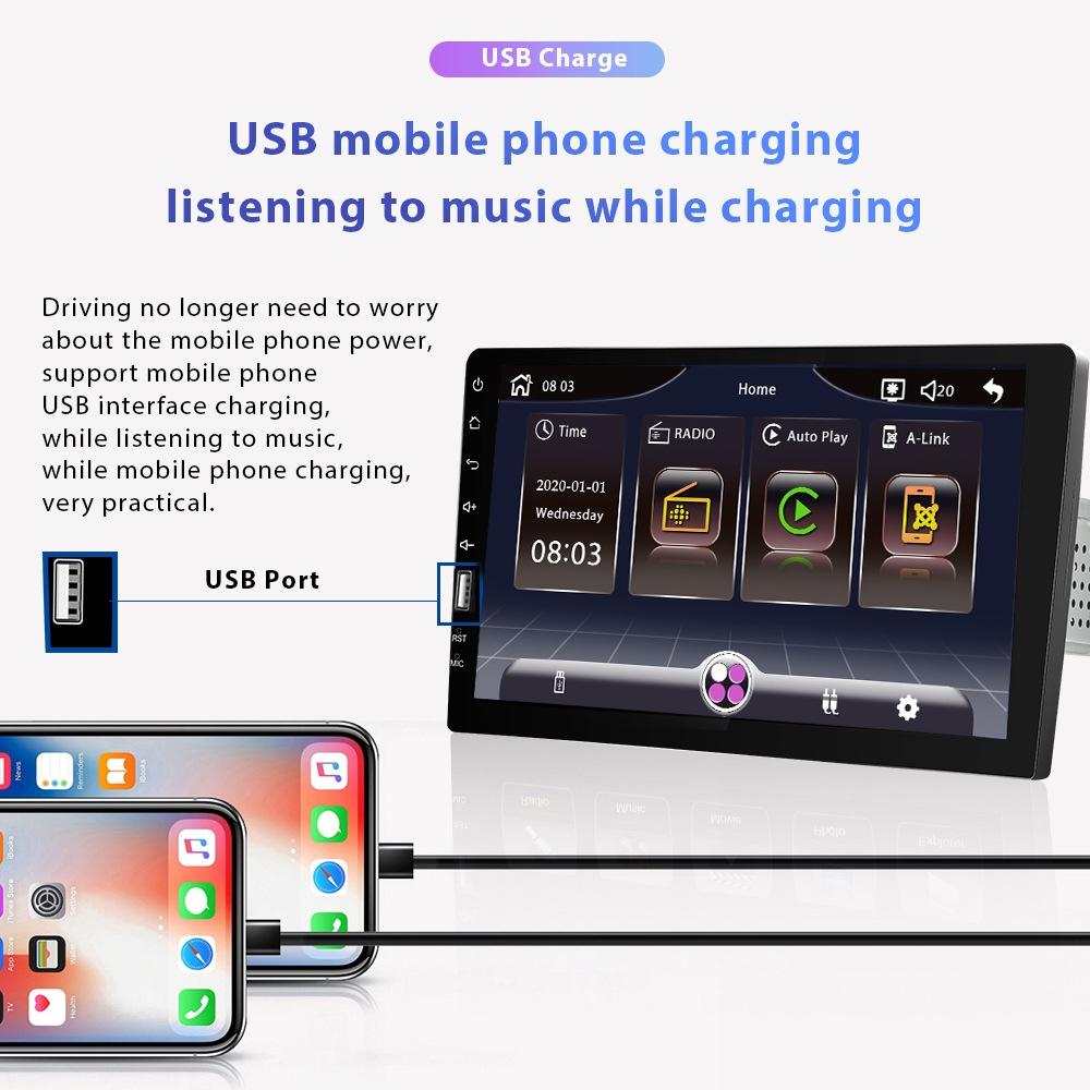 9 Inch Carplay Mp5 Player + 4 Light Camera - Standard Style