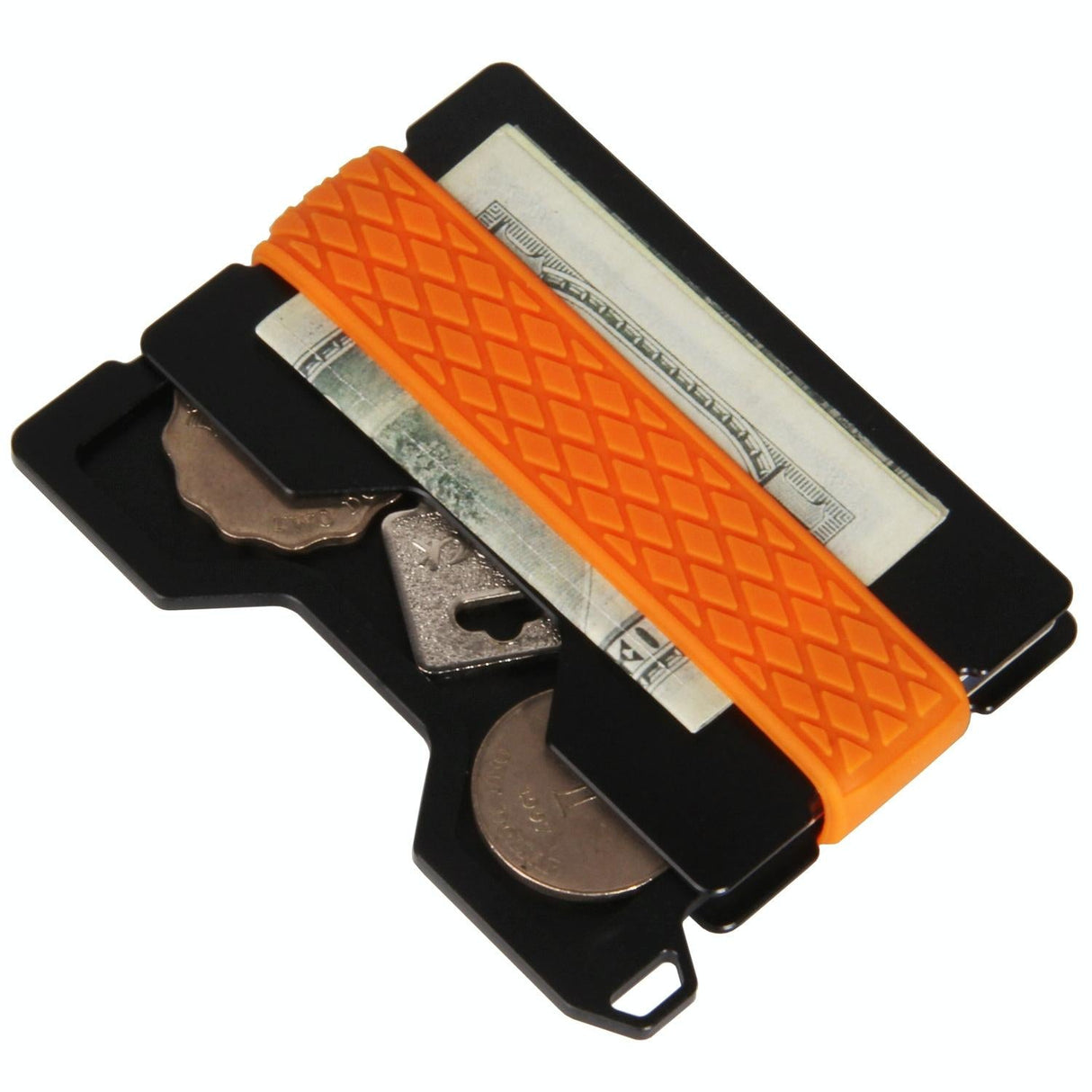 Rfid Card Holder & Edc Wallet Anti Theft Aluminum Alloy Blue
