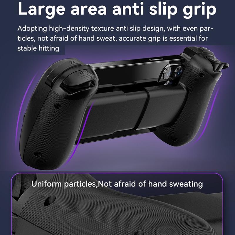 Vibration Grip Wireless Gamepad for Mobile and Pc - White