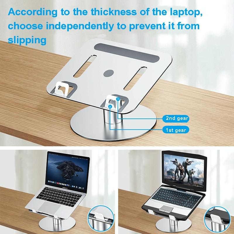 Portable Aluminum Laptop Stand for Better Cooling and Ergonomic