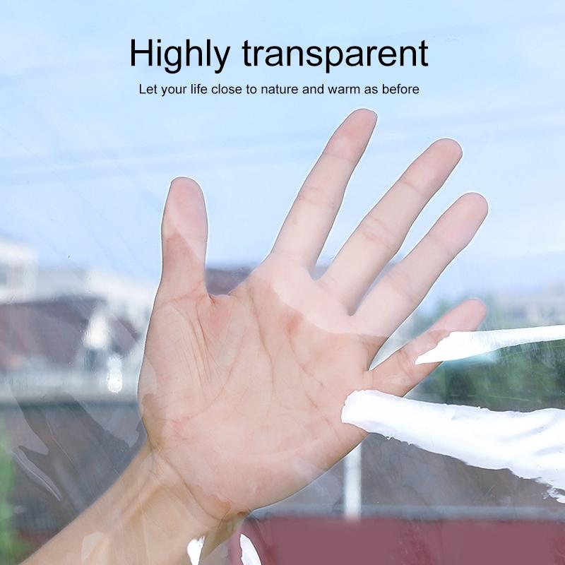 Double-layer Insulation Film for Indoor Windows - Windproof Soundproof Warm - 1.5x2.0m