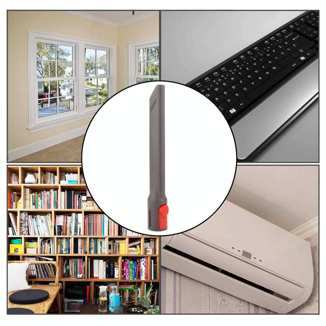 2-pack Crevice Brush Attachment for Dyson V10 V8 V7 Cordless Vacuum