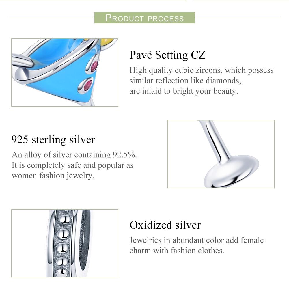 925 Sterling Silver Summer Beaded Bracelet For Women