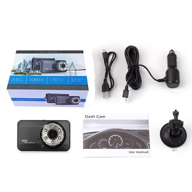 Hd Night Vision Car Dvr with Usb Hidden Recorder and Reversing Video Monitor