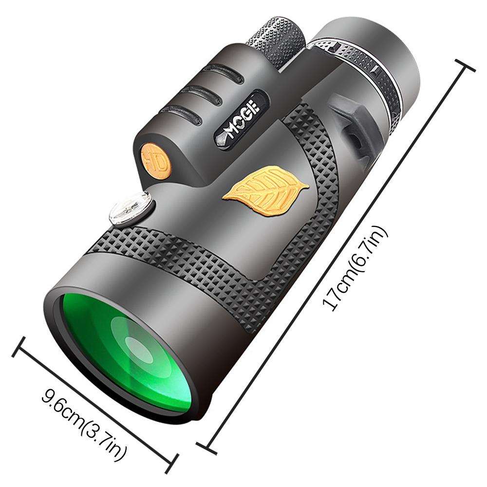 Professional 12X50 Hd Monocular Night Vision Telescope + Tripod