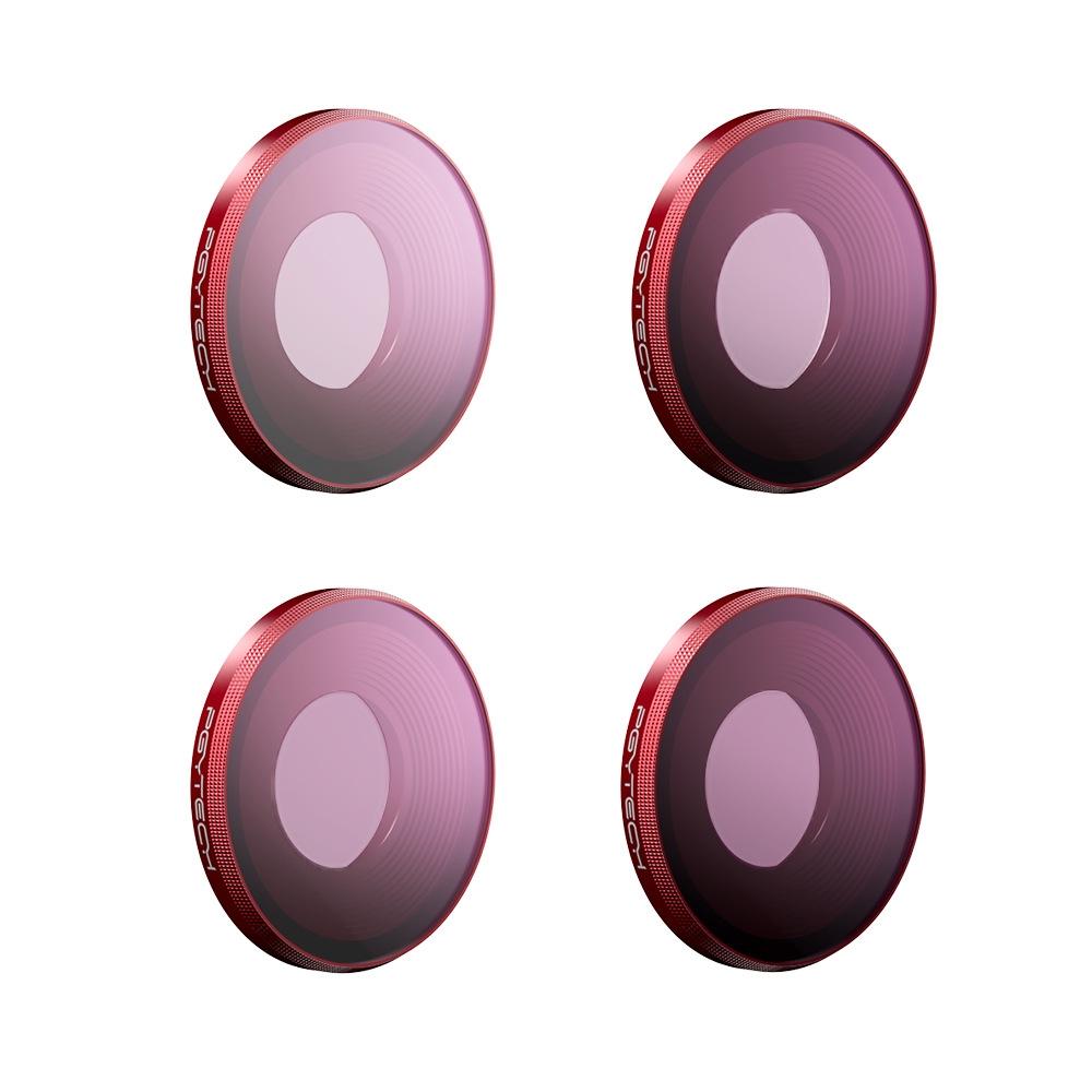 Pro Version Camera Lens Filter Set for Dji Action 3 - Nd 8 / 16 / 32 / 64