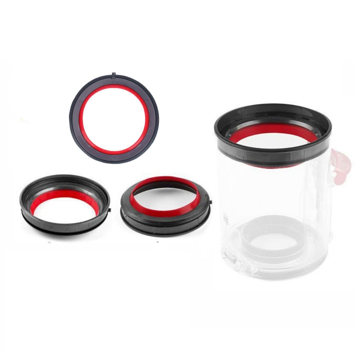 Vacuum Parts High Quality Replacement For Efficient Cleaning - For Dyson V12 Dust Bin Fixing Ring