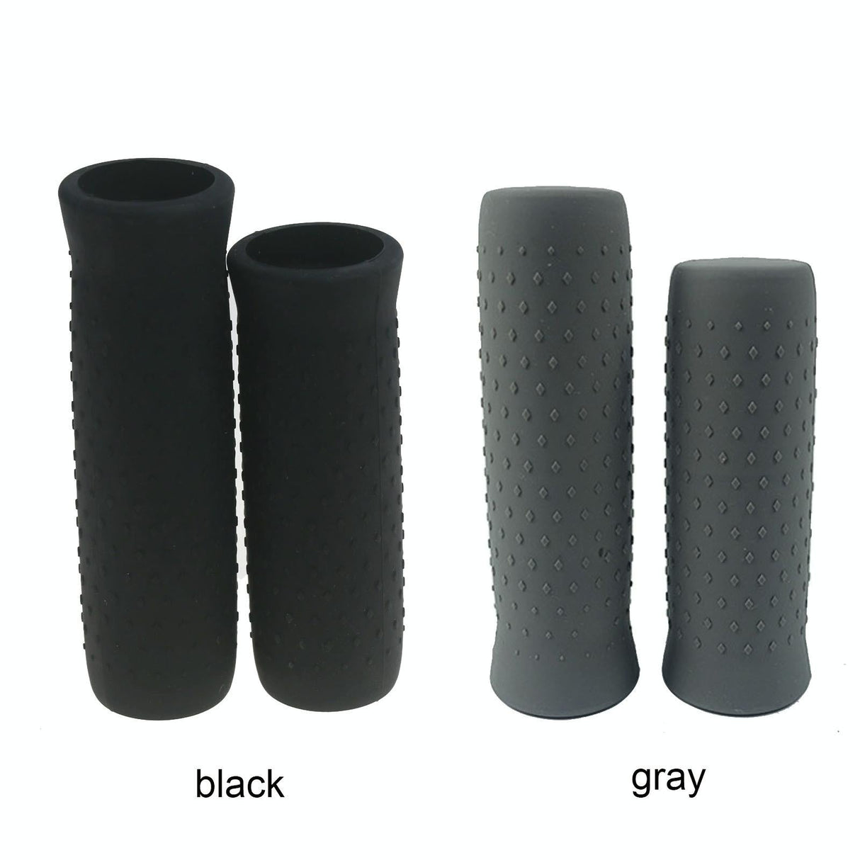 Silicone Handbar Cover for Ninebot G30 Max - Black 1 Pair