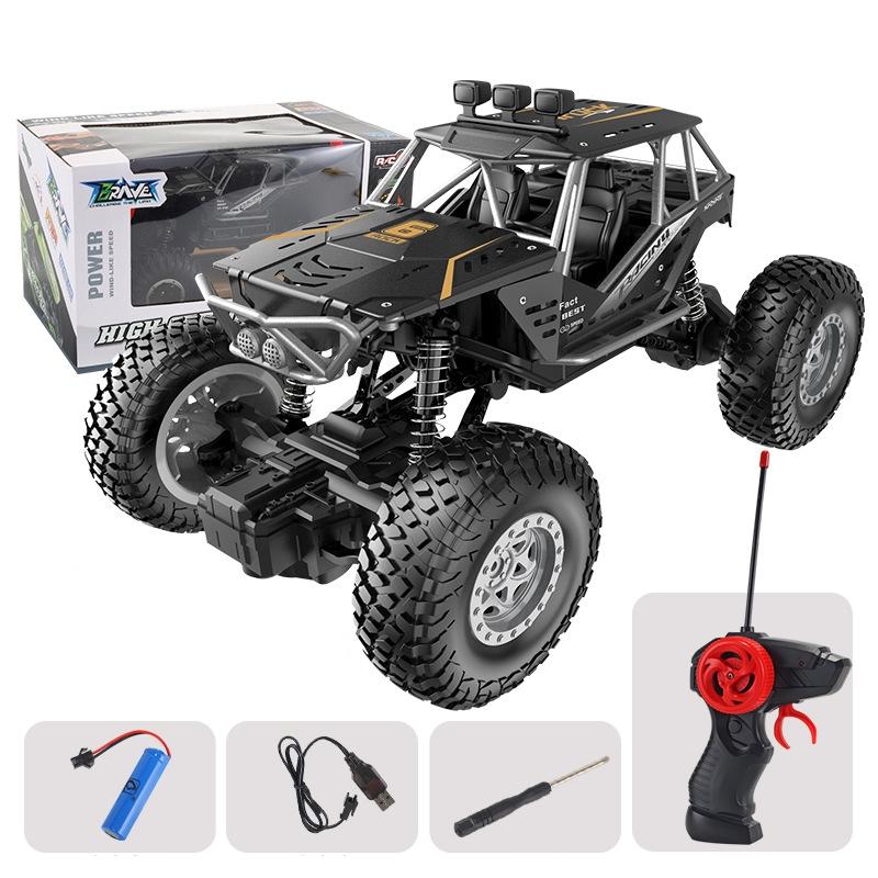 Medium Alloy Off-road Rc Car for Kids - Black
