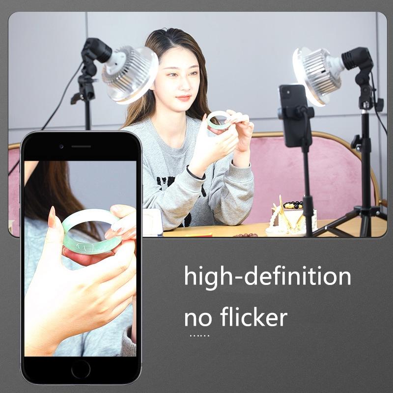 700w Mushroom Lamp & Tripod for Mobile Phone Photography
