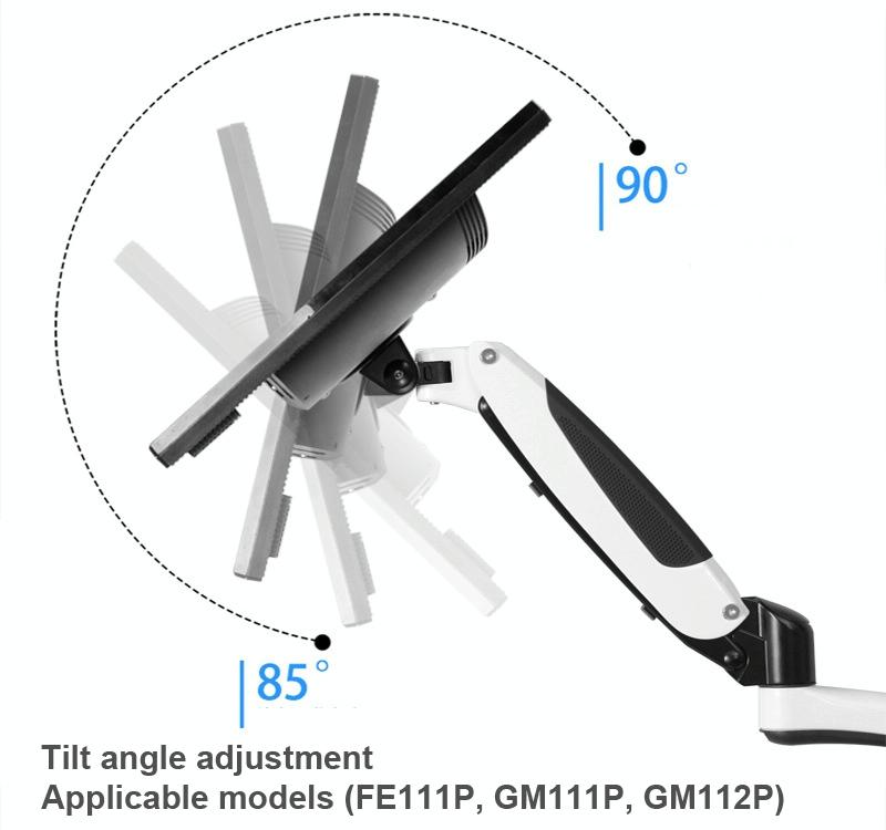 Adjustable Monitor Slide Rail Bracket for Easy Lifting and Rotation