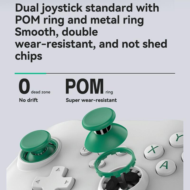 Wireless Bluetooth Game Controller For Switch Ios Android Pc Ps3 Ps4 - Black - Star White
