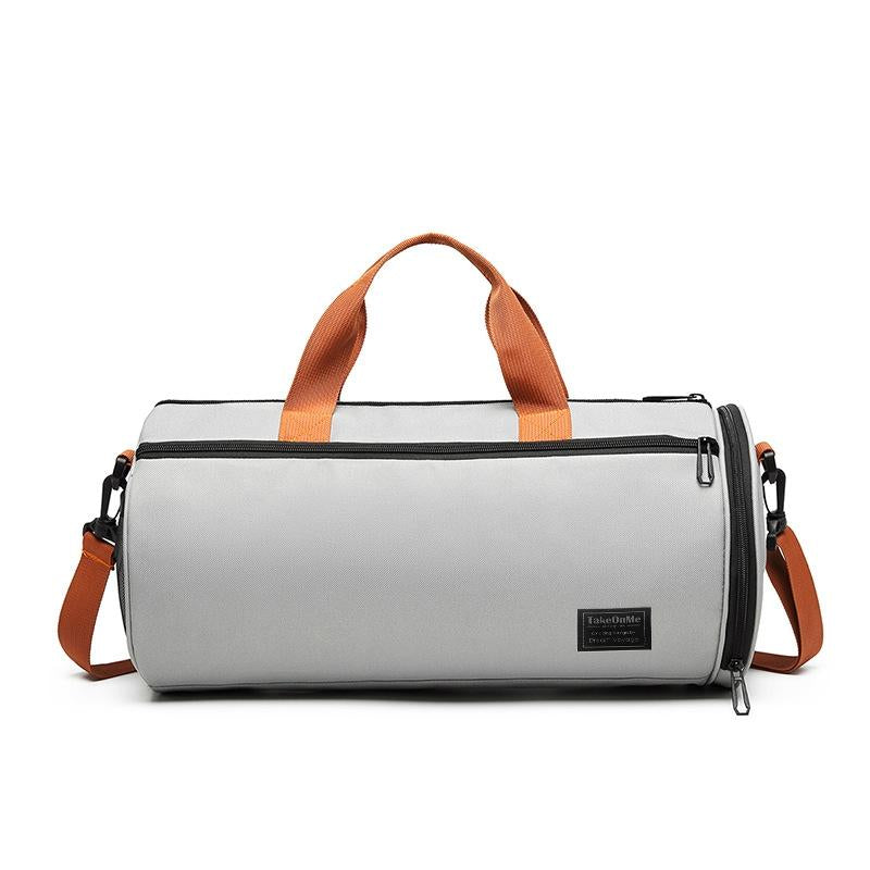 Blue Waterproof Gym Bag with Wet / Dry Separation - 9921 Gray