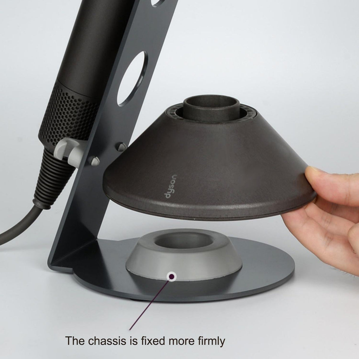 Free Standing Hair Dryer Stand Fits Dyson 003 Black