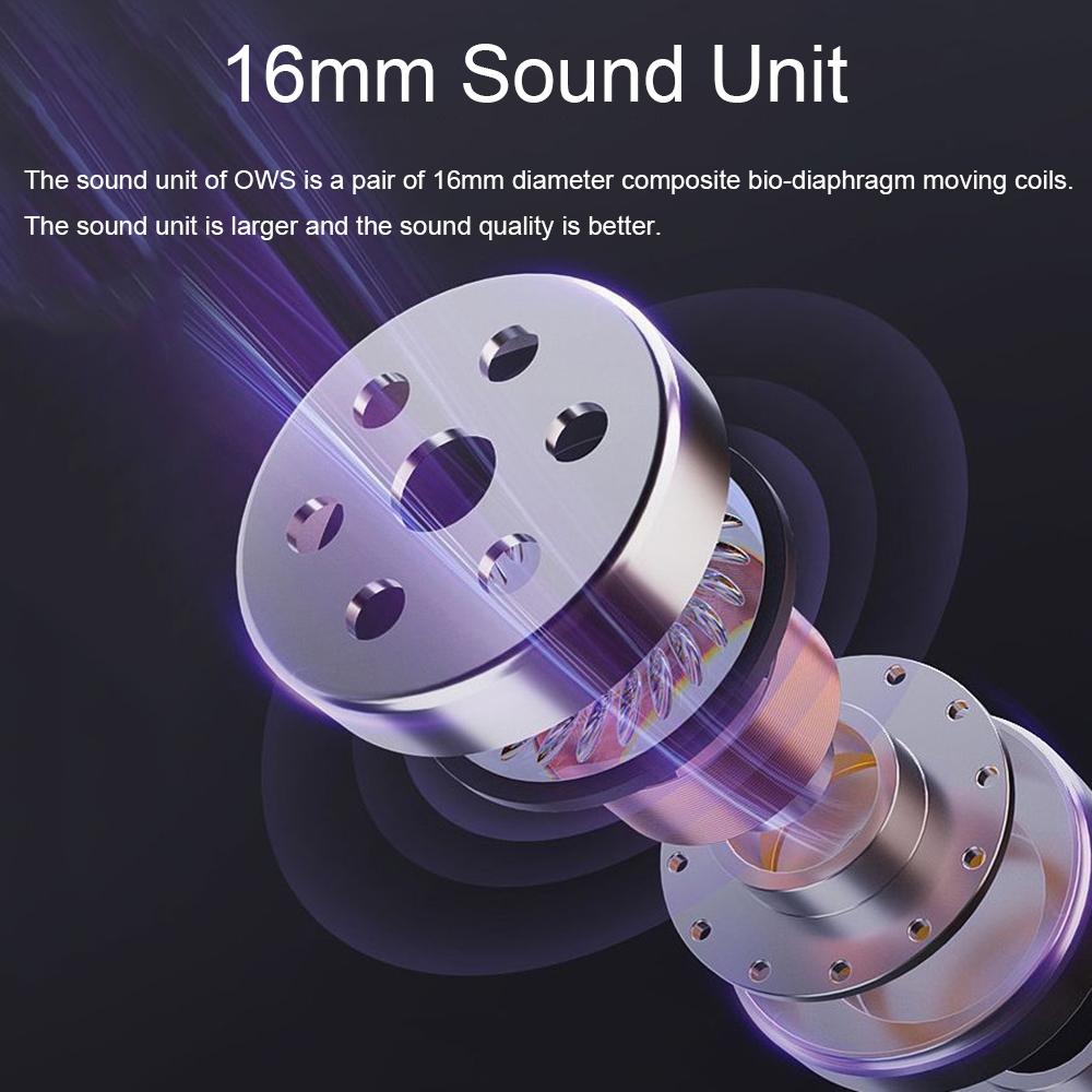 Wireless Bluetooth 5.2 Earphones with Noise Reduction Ear-mounted Design - Black Bag With Accessories