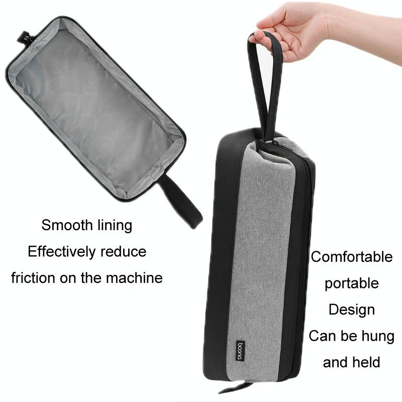For Dyson Hair Dryer Curling Iron Accessories Organizer Bag - Black Handle