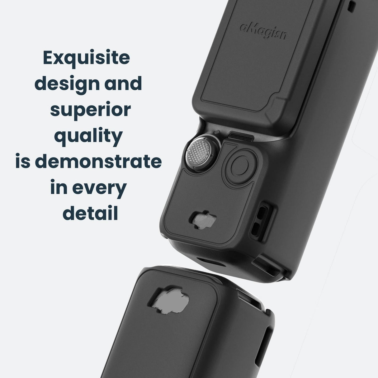 5-in-1 Silicone Case for Dji Pocket 3 Camera Accessories - 5 In 1 Gray